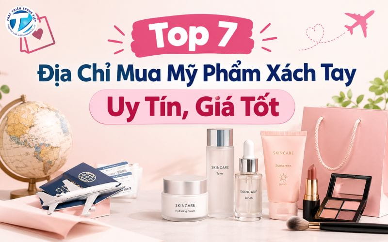 Top 7 Địa Chỉ Mua Mỹ Phẩm Xách Tay Cho Nữ Uy Tín, Giá Tốt